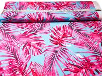 Textillux.sk - produkt Polyesterový úplet ružový filadendron 150 cm