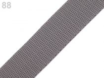 Textillux.sk - produkt Polypropylénový popruh šírka 25 mm - 88 šedá