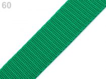 Textillux.sk - produkt Polypropylénový popruh šírka 25 mm - 60 zelená smaragdová