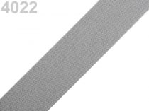 Textillux.sk - produkt Popruh bavlnený šírka 30mm ČESKÝ VÝROBOK - 4022 šedá perlovo