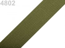 Textillux.sk - produkt Popruh bavlnený šírka 30mm ČESKÝ VÝROBOK - 4802 zelená khaki