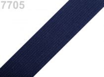 Textillux.sk - produkt Popruh bavlnený šírka 30mm ČESKÝ VÝROBOK - 7705 modrá tm.