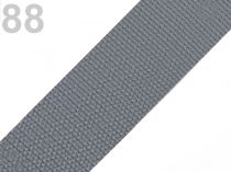 Textillux.sk - produkt Popruh polypropylénový šírka  47-50 mm - 88 šedá