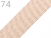 Textillux.sk - produkt Popruh polypropylénový šírka  47-50 mm - 74 béžová svetlá