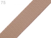 Textillux.sk - produkt Popruh polypropylénový šírka 20 mm - 75 béžová