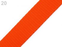 Textillux.sk - produkt Popruh polypropylénový šírka 20 mm - 20 oranžová  