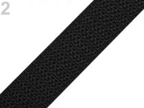 Textillux.sk - produkt Popruh polypropylénový šírka 20 mm - 02 čierna