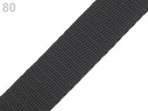 Textillux.sk - produkt Popruh polypropylénový šírka 20 mm - 80 šedá kalná