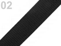 Textillux.sk - produkt Popruh polypropylénový šírka 30 mm - 2 čierna