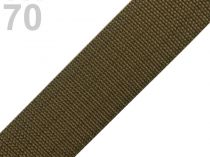 Textillux.sk - produkt Popruh polypropylénový šírka 40 mm - 70 zelená khaki