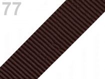 Textillux.sk - produkt Popruh polypropylénový šírka 40 mm - 77 hnedá tmavá