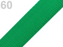 Textillux.sk - produkt Popruh polypropylénový šírka 40 mm - 60 zelená smaragdová