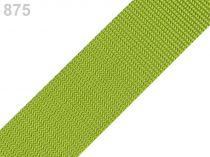 Textillux.sk - produkt Popruh polypropylénový šírka 40 mm typ BX - 875 zelená trávová sv.