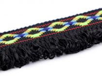 Textillux.sk - produkt Prámik indiánsky s dvojitými strapcami šírka 30 mm