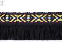 Textillux.sk - produkt Prámik indiánsky so strapcami šírka 35 mm