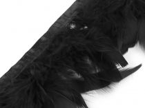 Textillux.sk - produkt Prámik - morčacie perie šírka 12 cm - 4 čierna