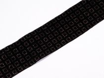 Textillux.sk - produkt Prámik semišový glitrami 55mm - 2-462  semišový  s hnedými glitrami