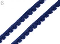 Textillux.sk - produkt Prámik šírka 11 mm s brmbolcami Ø5 mm - 6 modrá berlínska