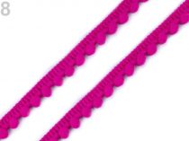 Textillux.sk - produkt Prámik šírka 11 mm s brmbolcami Ø5 mm - 8 pink