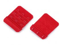 Textillux.sk - produkt Predĺženie obvodu podprsenky bez gumy šírka 50 mm trojradová - 4 červená
