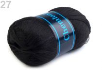 Textillux.sk - produkt Priadza chemlonka 50 g Ariadne - 27 (901) čierna