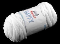 Textillux.sk - produkt Priadza Daffy hrubá Marshmallow 1000 g - 1 (50) biela