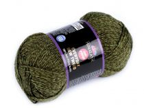 Textillux.sk - produkt Priadza pletacia Everyday New Tweed 100 g - 6 (75106) zelená olivová