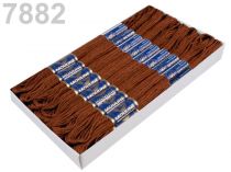 Textillux.sk - produkt Priadza vyšívacia Mouline  CZ - 7882 Leather Brown