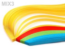 Textillux.sk - produkt Prúžky na quilling 4 mm, 200 ks - 3 multikolor