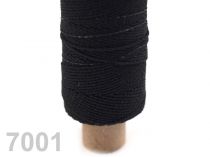 Textillux.sk - produkt Pružná niť Ø1 mm návin 30 m - 7001 čierna