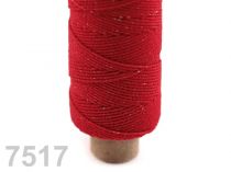 Textillux.sk - produkt Pružná niť Ø1 mm návin 30 m - 7517 červená