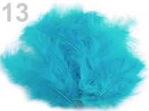 Textillux.sk - produkt Pštrosie perie dĺžka 12-17 cm - 13 tyrkysová