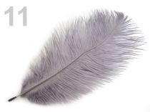 Textillux.sk - produkt Pštrosie perie dĺžka 22-25 cm - 11 šedá holubia