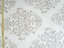 Textillux.sk - produkt Okrúhle PVC obrusy do interiéru a záhrady priemer 140 cm - 166 ornament v kosoštvorci
