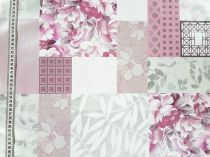 Textillux.sk - produkt PVC obrusy do interiéru a záhrady širka 140 cm - 317 ružový kvet so vzorom