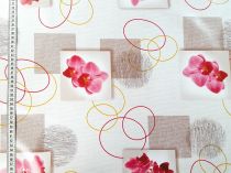 Textillux.sk - produkt Okrúhle PVC obrusy do interiéru a záhrady priemer 140 cm - 372 ružová orchidea