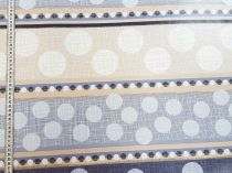 Textillux.sk - produkt Okrúhle PVC obrusy do interiéru a záhrady priemer 140 cm - 386 guličky v pásoch, modrá