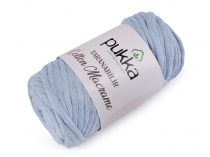 Textillux.sk - produkt Recyklovaná bavlnená priadza Cotton Makrome 250 g - 26 modrá svetlá