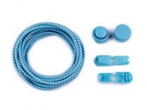 Textillux.sk - produkt Reflexné elastické šnúrky dĺžka 120 cm - 6 (11) modrá svetlá