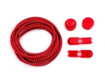 Textillux.sk - produkt Reflexné elastické šnúrky dĺžka 120 cm - 8 (13) červená
