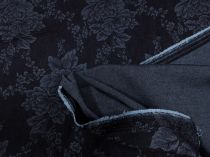 Textillux.sk - produkt Rifľová látka tmavý kvet 150 cm
