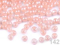 Textillux.sk - produkt Rokajl 6/0 - 4 mm perleťový, nepriehľadný - 145 ružová svetlá lesk