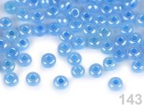 Textillux.sk - produkt Rokajl 6/0 - 4 mm perleťový, nepriehľadný - 143 modrá sv.