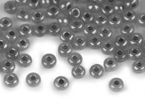 Textillux.sk - produkt Rokajl 6/0 - 4 mm perleťový, nepriehľadný - 156 šedá svetlá