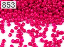 Textillux.sk - produkt Rokajl sklenený jednofarebný 12/0 nepriehľadný 2mm - 853 ružová kriklavá