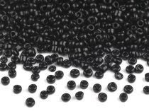 Textillux.sk - produkt Rokajl sklenený jednofarebný 12/0 nepriehľadný 2mm - 41 čierna