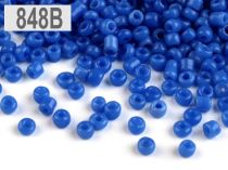 Textillux.sk - produkt Rokajl sklenený jednofarebný 8/0 nepriehľadný 3mm - 848B modrá námornícka