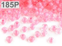Textillux.sk - produkt Rokajl sklenený S FAREBNÝM PRIEŤAHOM 4mm - 185P ružová str.