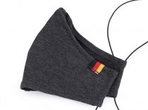 Textillux.sk - produkt Rúška z pružnej teplákoviny s nemeckou trikolórou