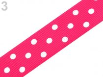 Textillux.sk - produkt Rypsová stuha s bodkami šírka 24 mm 